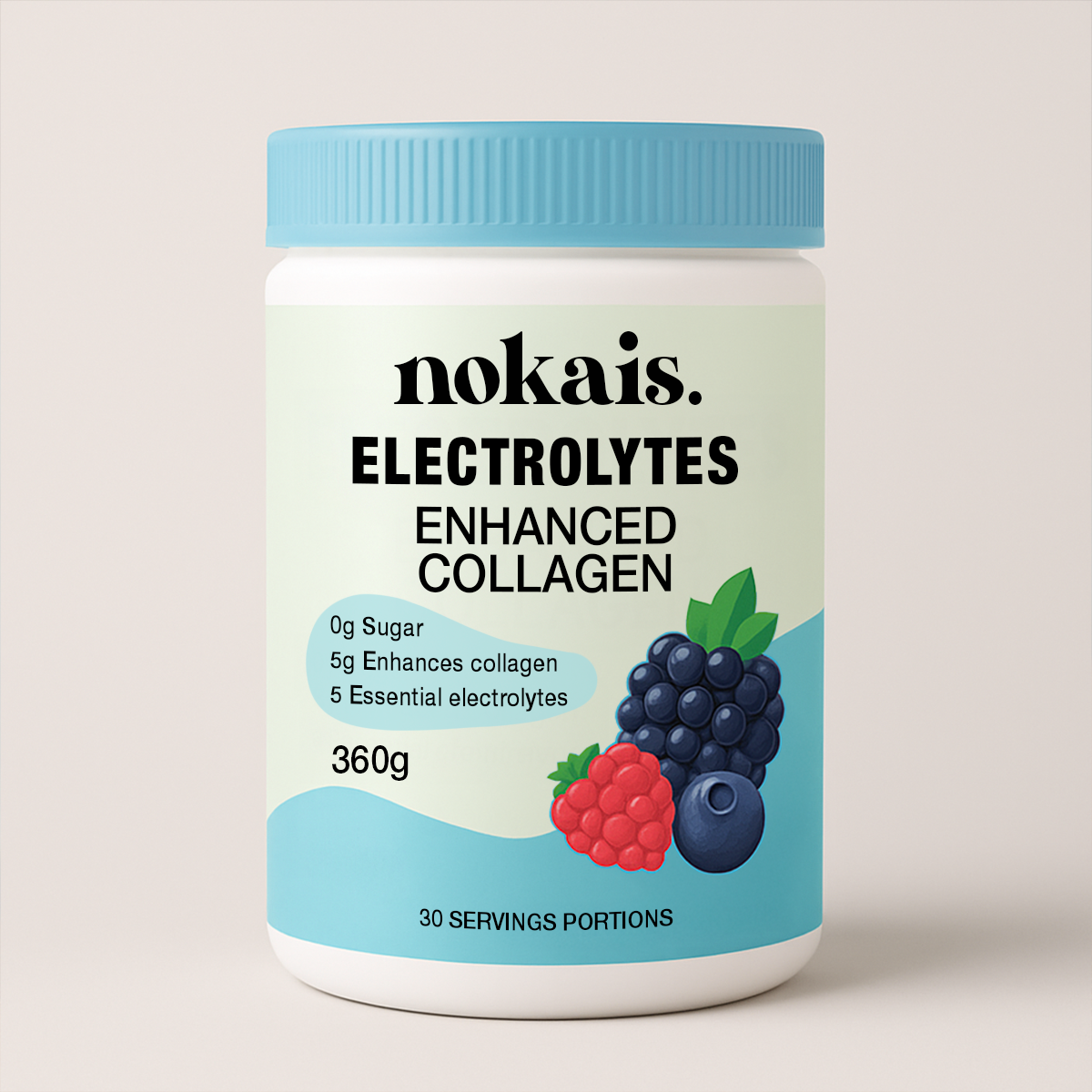 Electrolytes + Enhanced Collagen - Wild Berry