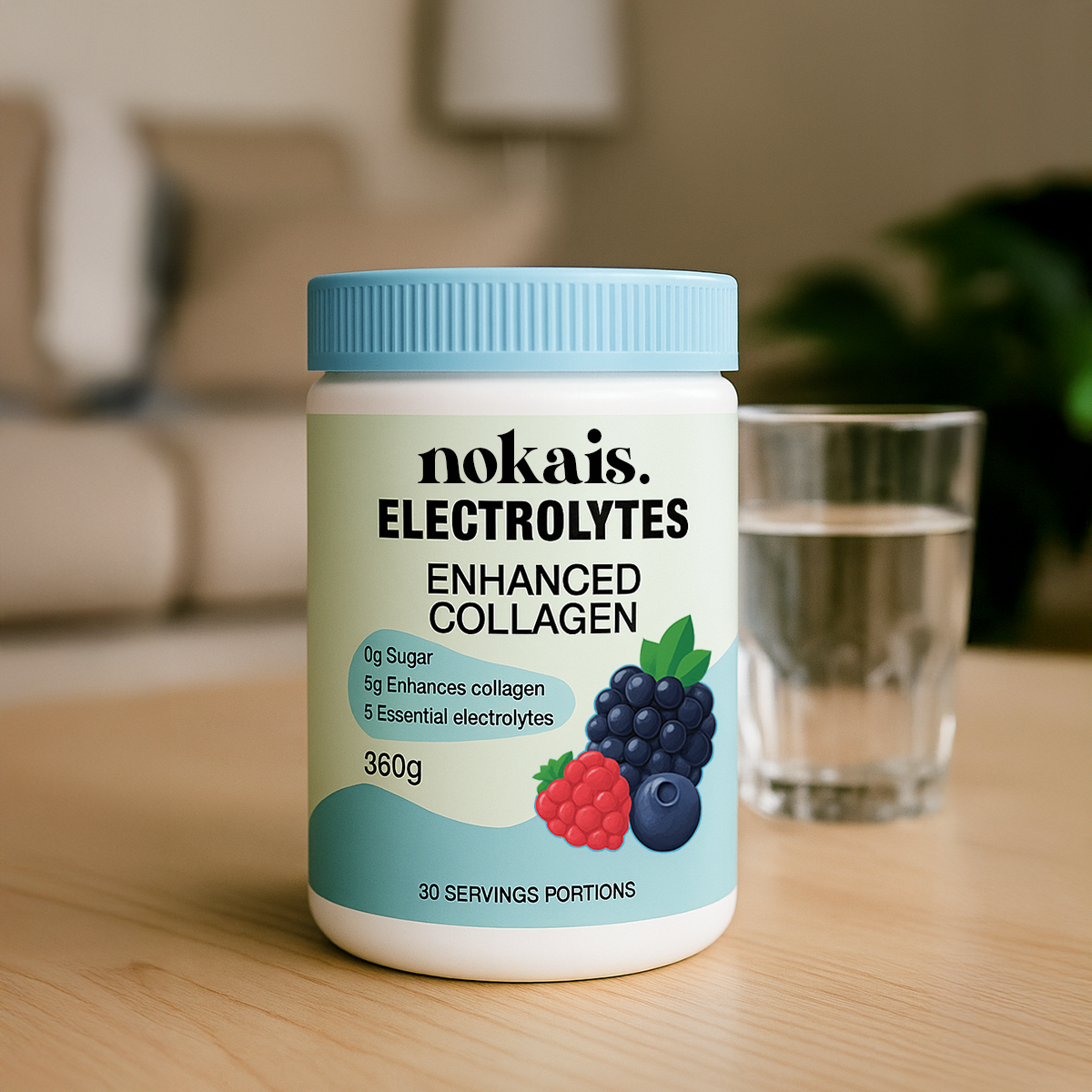 Electrolytes + Enhanced Collagen - Wild Berry