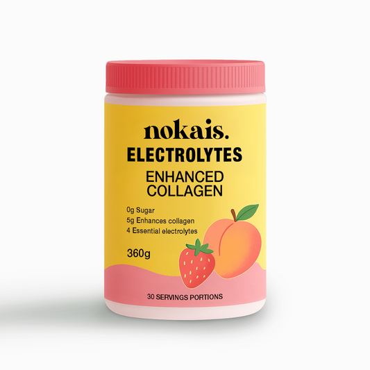 Electrolytes + Enhanced Collagen - Juicy Strawberry Peach 360 g